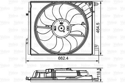 VALEO 696881 FAN MOTORU – KOMPLE MEGAN IV BM