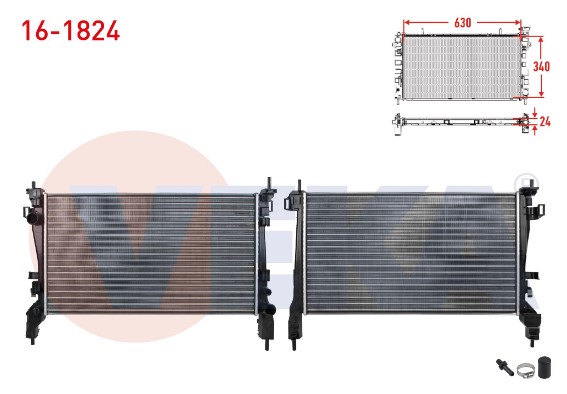 VEKA 16-1824 Su Radyatörü