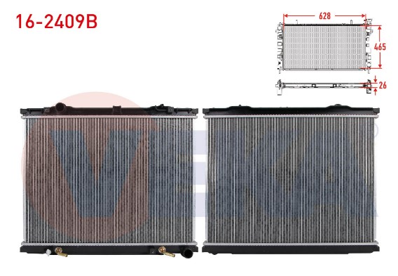 VEKA 16-2409B Su Radyatörü