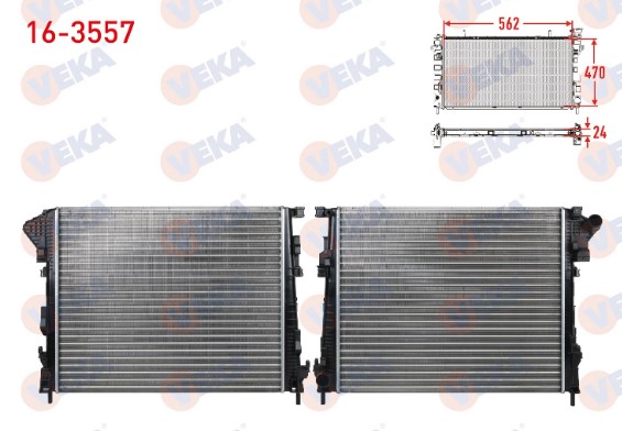 VEKA 16-3557 Su Radyatörü