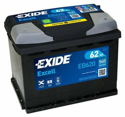 EXIDE EB620 Exide 12V 62Ah 540A