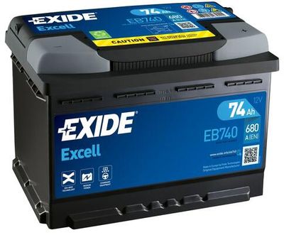 EXIDE EB740 Exide 12V 74Ah 680A